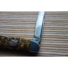 H BOKER & CO'S GERMANY PICK BONE SERPENTINE PEN ca. 1869-1914 H BOKER & CO'S GERMANY PICK BONE SERPENTINE PEN ca. 1869-1914