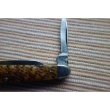 H BOKER & CO'S GERMANY PICK BONE SERPENTINE PEN ca. 1869-1914 H BOKER & CO'S GERMANY PICK BONE SERPENTINE PEN ca. 1869-1914