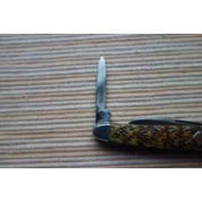 H BOKER & CO'S GERMANY PICK BONE SERPENTINE PEN ca. 1869-1914 H BOKER & CO'S GERMANY PICK BONE SERPENTINE PEN ca. 1869-1914