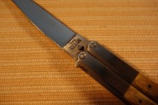 PARKER CUTLERY COMPANY JIGGED BONE "GYPSY" BUTTERFLY KNIFE PARKER CUTLERY COMPANY JIGGED BONE "GYPSY" BUTTERFLY KNIFE