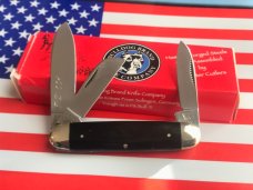 Bulldog Brand 1999 Cattle Knife with Beautiful Buffalo Horn Handles -NOS & NM/Minty Bulldog Brand 1999 Cattle Knife with Beautiful Buffalo Horn Handles -NOS & NM/Minty