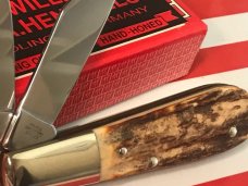 Zwilling J A Henckels 2 Blade "Hand Forged" Barlow (HK-16-S) with Premium Stag Handles -NOS Zwilling J A Henckels 2 Blade "Hand Forged" Barlow (HK-16-S) with Premium Stag Handles -NOS