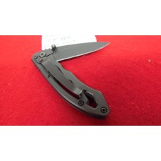 SMITH WESSON SKELETON ALUMINUM FRAME DROP POINT LINER LOCK CK 400 WITH POCKET CLIP 