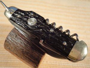 BOKER SOLINGEN GERMANY CAMP UTILITY KNIFE ca. 1950-1960