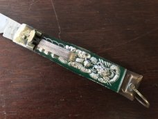 Vintage Japanese Lever Lock with Bail, Marked Stainless Steel on Blade, Matador and Dragon Handle Vintage Japanese Lever Lock with Bail, Marked Stainless Steel on Blade, Matador and Dragon Handle