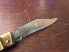 Vintage Japanese Lever Lock with Bail, Marked Stainless Steel on Blade, Matador and Dragon Handle Vintage Japanese Lever Lock with Bail, Marked Stainless Steel on Blade, Matador and Dragon Handle