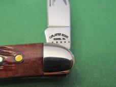 Case C Platts & Son Red Bone Tiny Texas Toothpick  Pattern # 610096 SS