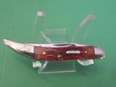 Case C Platts & Son Red Bone Tiny Texas Toothpick  Pattern # 610096 SS