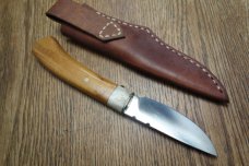 ROBERT STUMPHY DAS RHINO FORGE CUSTOM HAND FORGED CAPING KNIFE + CUSTOM SHEATH ROBERT STUMPHY DAS RHINO FORGE CUSTOM HAND FORGED CAPING KNIFE + CUSTOM SHEATH