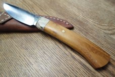 ROBERT STUMPHY DAS RHINO FORGE CUSTOM HAND FORGED CAPING KNIFE + CUSTOM SHEATH ROBERT STUMPHY DAS RHINO FORGE CUSTOM HAND FORGED CAPING KNIFE + CUSTOM SHEATH