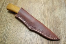 ROBERT STUMPHY DAS RHINO FORGE CUSTOM HAND FORGED CAPING KNIFE + CUSTOM SHEATH ROBERT STUMPHY DAS RHINO FORGE CUSTOM HAND FORGED CAPING KNIFE + CUSTOM SHEATH