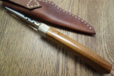 ROBERT STUMPHY DAS RHINO FORGE CUSTOM HAND FORGED CAPING KNIFE + CUSTOM SHEATH ROBERT STUMPHY DAS RHINO FORGE CUSTOM HAND FORGED CAPING KNIFE + CUSTOM SHEATH