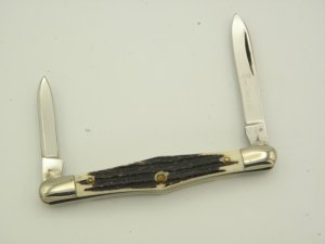 Queen Cutlery Co. #38 Swell Center Gentleman’s Pen in Winterbottom Bone - rare knife