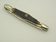 Queen Cutlery Co. #38 Swell Center Gentleman’s Pen in Winterbottom Bone - rare knife Queen Cutlery Co. #38 Swell Center Gentleman’s Pen in Winterbottom Bone - rare knife