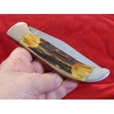 MINT CRIPPLE CREEK USA BOB CARGILL LARGE STAG CUSTOM CLASP KNIFE 4 OF 43 1992 MINT CRIPPLE CREEK USA BOB CARGILL LARGE STAG CUSTOM CLASP KNIFE 4 OF 43 1992