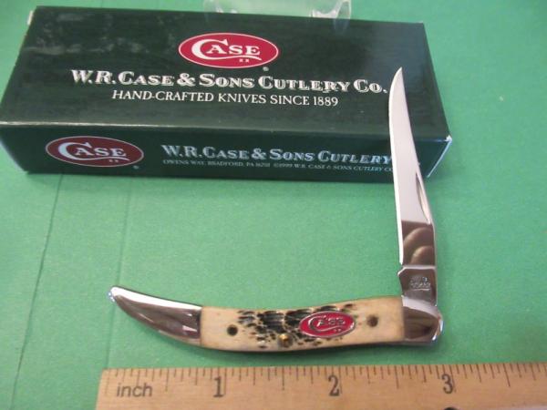 Case XX 2007 Red Shield Tiny Texas  Toothpick Pattern # 610096 SS