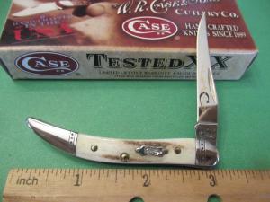 Case XX 2010 Stag Tiny Texas Toothpick Pattern # 510096 SS