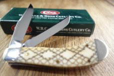 CASE SNAKE SKIN BONE SMALL SADDLEHORN T.B. 62110 AMKCA 2005 CLUB KNIFE 15 OF 28 NEW IN BOX + PAPERS CASE SNAKE SKIN BONE SMALL SADDLEHORN T.B. 62110 AMKCA 2005 CLUB KNIFE 15 OF 28 NEW IN BOX + PAPERS