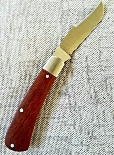 Mitchell Custom Lanny's Clip Knife,slip, Westy Wood Micarta,Cpm-154, 3.5" closed,filework Mitchell Custom Lanny's Clip Knife,slip, Westy Wood Micarta,Cpm-154, 3.5" closed,filework