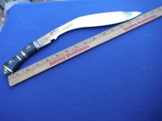 Genuine Gurkha khukuri / Kukri knife 11 Inch Blade w/Original Matching Scabbard. VERY sharp!!! Genuine Gurkha khukuri / Kukri knife 11 Inch Blade w/Original Matching Scabbard. VERY sharp!!!