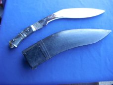 Genuine Gurkha khukuri / Kukri knife 11 Inch Blade w/Original Matching Scabbard. VERY sharp!!! Genuine Gurkha khukuri / Kukri knife 11 Inch Blade w/Original Matching Scabbard. VERY sharp!!!