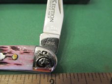 Case XX 2005 Scrolled Bolster Tiny Texas Toothpick out of Mint Set Pattern # 610096 SS Case XX 2005 Scrolled Bolster Tiny Texas Toothpick out of Mint Set Pattern # 610096 SS