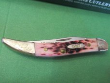 Case XX 2005 Scrolled Bolster Tiny Texas Toothpick out of Mint Set Pattern # 610096 SS Case XX 2005 Scrolled Bolster Tiny Texas Toothpick out of Mint Set Pattern # 610096 SS