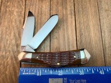 Cripple Creek Bob Cargill 1982 Knife World 1st Edition Coffin Jack Bone Handles 