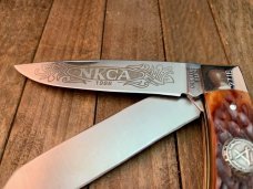 Camillus Scout Trapper Made for the NKCA in 1988 Brown Jigged Bone Camillus Scout Trapper Made for the NKCA in 1988 Brown Jigged Bone