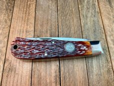 Camillus Scout Trapper Made for the NKCA in 1988 Brown Jigged Bone Camillus Scout Trapper Made for the NKCA in 1988 Brown Jigged Bone