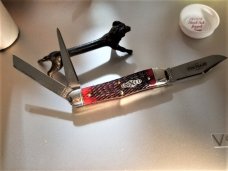 #291319 BLOOD RED JIGGED BONE NORTHFIELD STOCKYARD WHITTLER GEC #291319 BLOOD RED JIGGED BONE NORTHFIELD STOCKYARD WHITTLER GEC