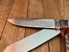 Camillus Scout Trapper NKCA 1988 Brown Jigged Bone Camillus Scout Trapper NKCA 1988 Brown Jigged Bone