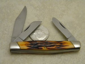 Camillus New York USA Sword Brand #78 Delrin Stockman Knife