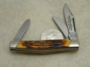 Camillus New York USA Sword Brand #73 Delrin Stockman Knife