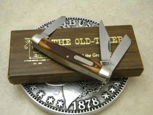 Schrade USA 34OT Delrin Old Timer Middleman Stockman Knife - NIB