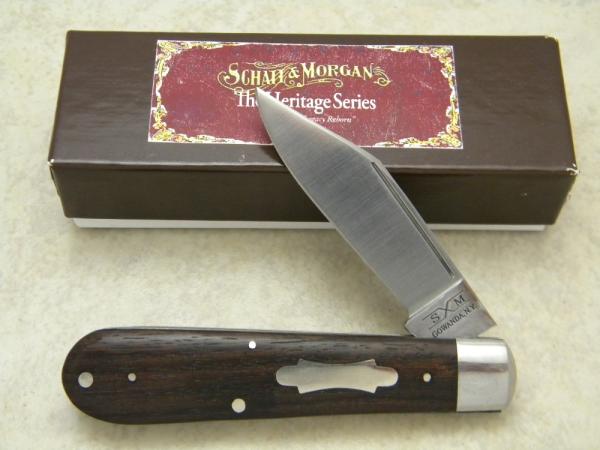 Schatt & Morgan New York Heritage Series Rosewood No. 1215 1/4 Jack Knife in Box c.2011