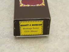 Schatt & Morgan Gowanda NY Heritage Series Ebony No. 1213 Jack Knife in Box c.2011