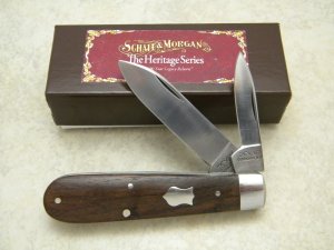 Schatt & Morgan Gowanda NY Heritage Series Rosewood No. 1195 Jack Knife in Box c.2011