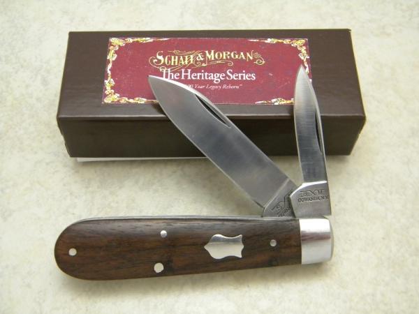 Schatt & Morgan Gowanda NY Heritage Series Rosewood No. 1195 Jack Knife in Box c.2011