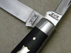 Schatt & Morgan Gowanda NY Heritage Series Ebony No. 1193 Jack Knife in Box c.2011