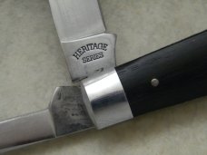 Schatt & Morgan Gowanda NY Heritage Series Ebony No. 1193 Jack Knife in Box c.2011