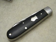 Schatt & Morgan Gowanda NY Heritage Series Ebony No. 1193 Jack Knife in Box c.2011