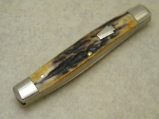 Schatt & Morgan Titusville PA. 2005 Stag 032127 Yankee Muskrat Knife in Box
