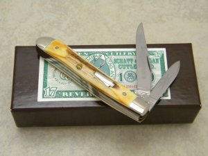 Schatt & Morgan Titusville PA. Keystone Series 2005 Stag 032117 Reversed Peanut Knife