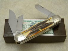 Schatt & Morgan Titusville PA. 2005 Stag 033163 Rail Splitter Stockman Knife in Box Schatt & Morgan Titusville PA. 2005 Stag 033163 Rail Splitter Stockman Knife in Box