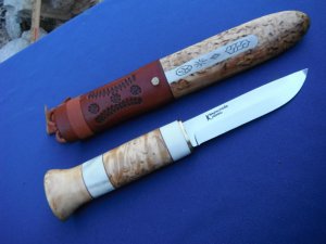 Beautiful Karesuando knives  Puukko/Sami Hunting Knife With Original Sheath. Made in Sweden!!!