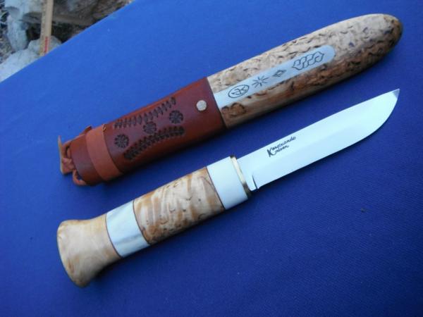 Beautiful Karesuando knives  Puukko/Sami Hunting Knife With Original Sheath. Made in Sweden!!!