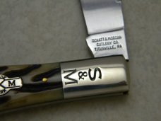 Schatt & Morgan Titusville PA. 2011 Series 5-IV Worm Groove Bone 041102 Coke Bottle Knife in Box Schatt & Morgan Titusville PA. 2011 Series 5-IV Worm Groove Bone 041102 Coke Bottle Knife in Box