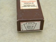 Schatt & Morgan Keystone Series XX Reverse Worm Groove Bone 042149 Moose Knife in Box c.2010