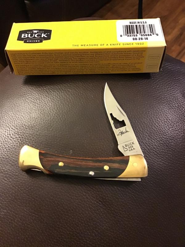 NEW BUCK 0055BRS-B THE 55 IDAHO CUTOUT ON BLADE POCKET KNIFE BRAND NEW IN THE BOX NEW BUCK 0055BRS-B THE 55 IDAHO CUTOUT ON BLADE POCKET KNIFE BRAND NEW IN THE BOX
